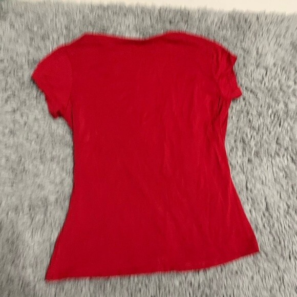 Express thick red short sleeve top small - Picture 4 of 4